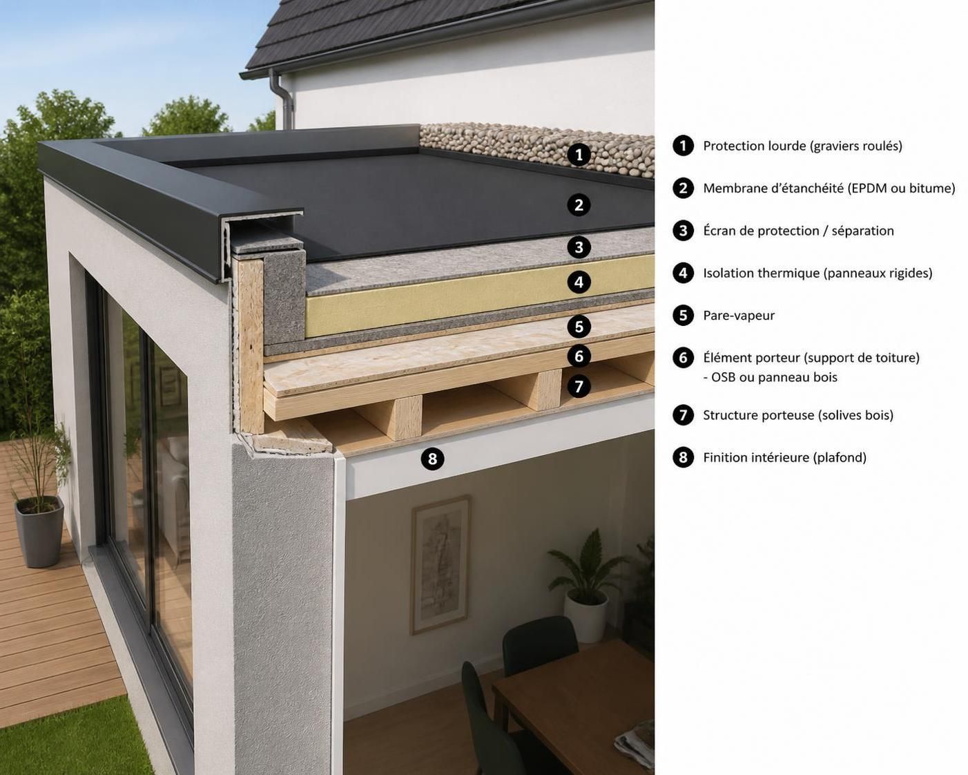 découvrez les avantages d'une extension maison avec toiture plate et les étapes clés pour réussir votre projet d'agrandissement avec style et fonctionnalité.