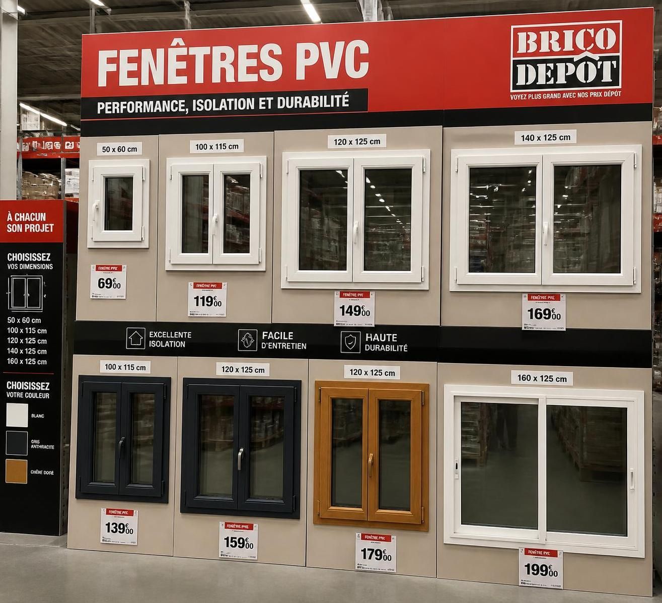 découvrez les tarifs des fenêtres pvc chez brico dépôt en 2026 et trouvez les meilleures offres pour vos travaux de rénovation ou construction.