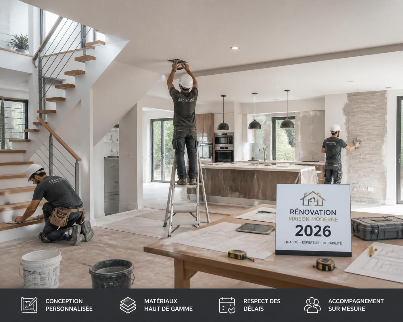découvrez le prix moyen de la rénovation d'une maison au m² en 2026, avec des conseils pour estimer votre budget et optimiser vos travaux.