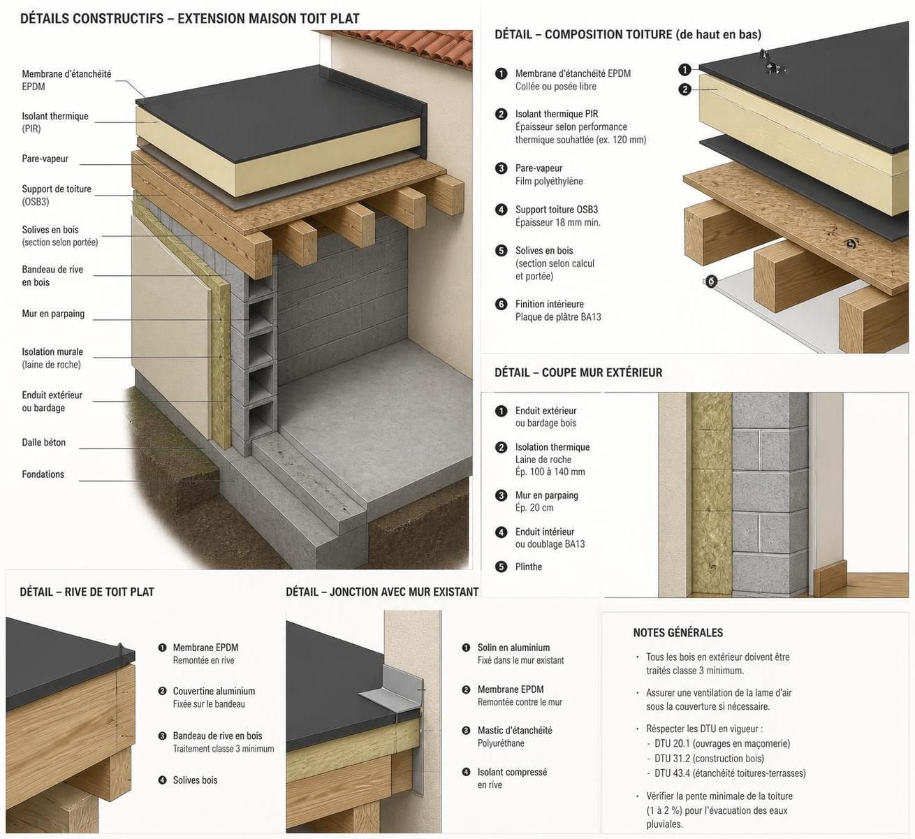 découvrez le prix estimatif pour une extension de maison de 20m2 avec toit plat en 2026, incluant les coûts moyens, les facteurs influents et des conseils pour bien planifier votre projet.