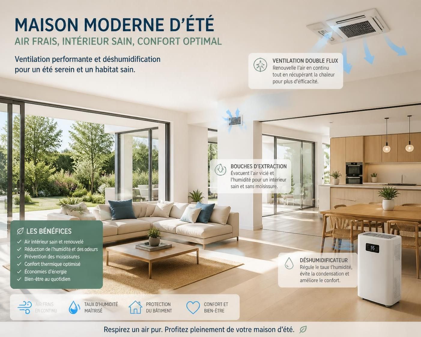 découvrez quel est le taux d'humidité idéal dans une maison en été pour assurer confort et santé, et comment le maintenir efficacement.