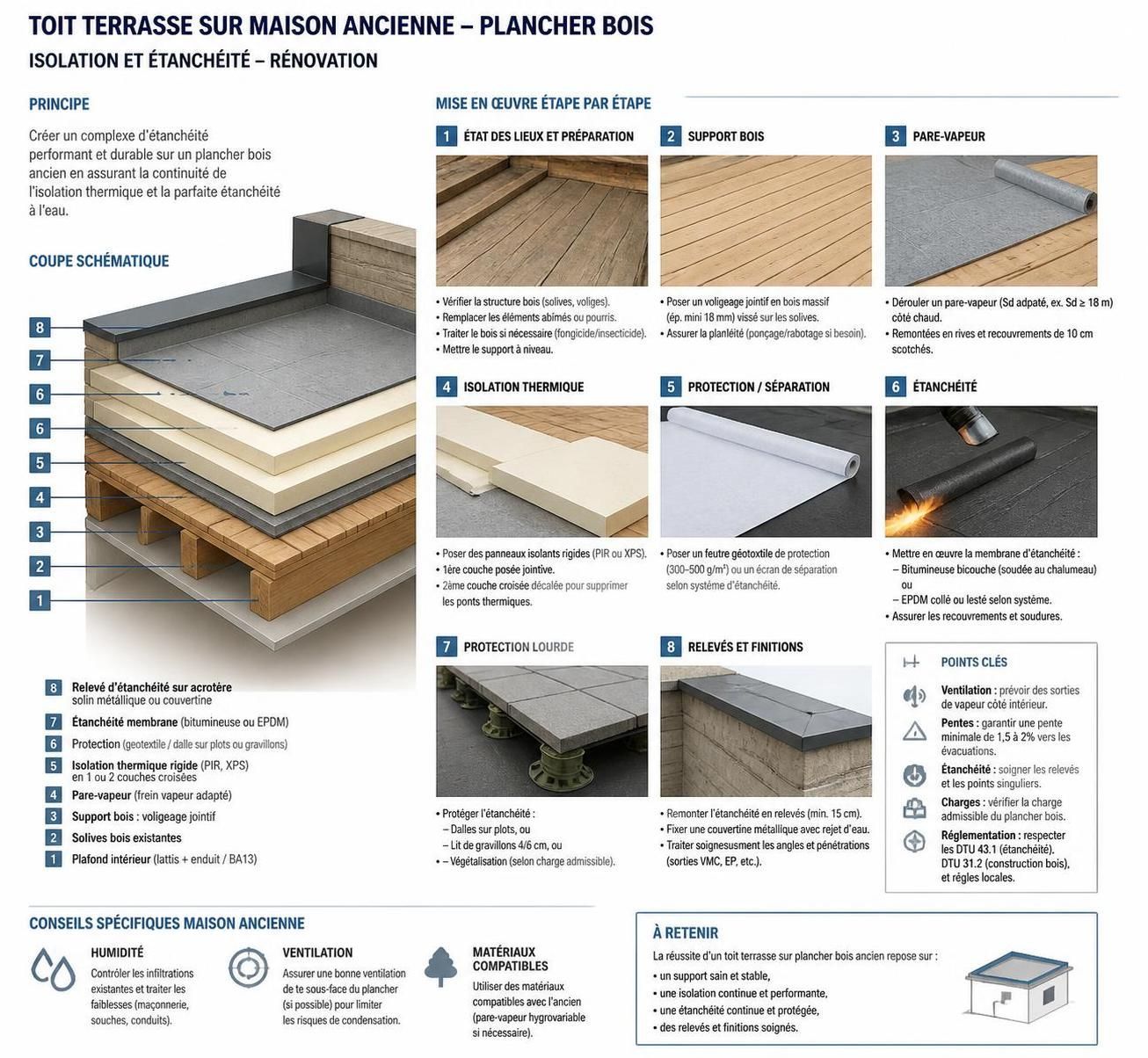 découvrez des idées inspirantes et des conseils pratiques pour réussir l'aménagement d'un toit terrasse sur une maison ancienne, alliant esthétique et fonctionnalité.