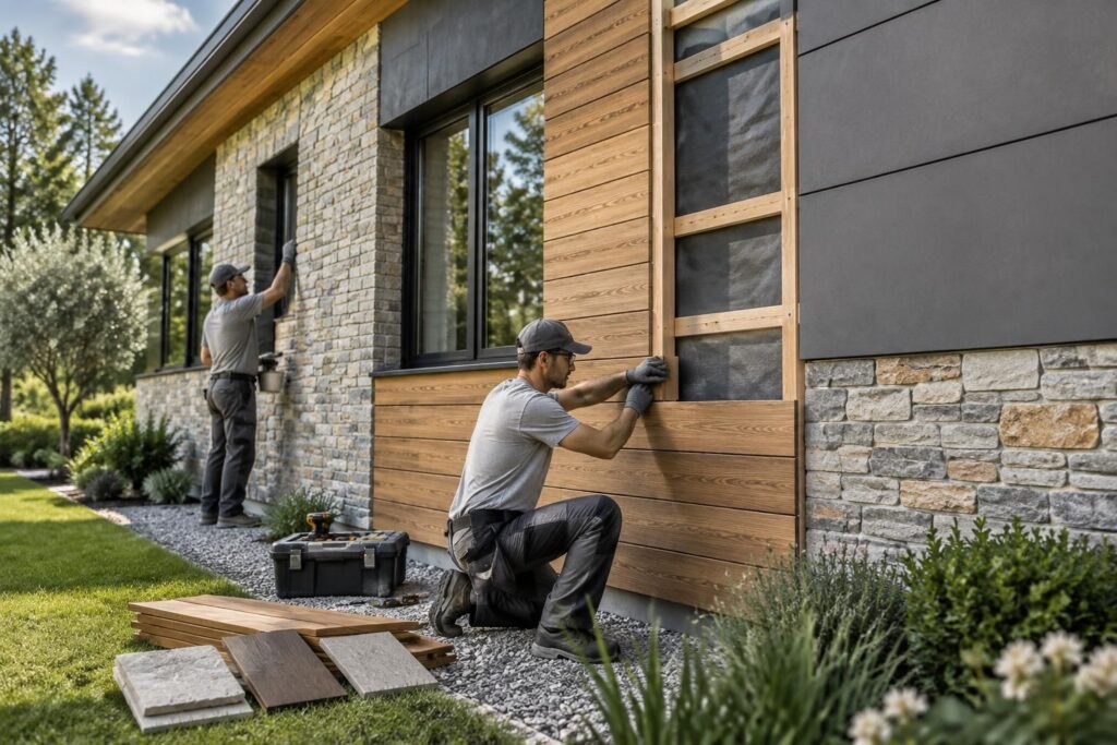 découvrez les matériaux de bardage extérieur, les étapes de pose et les conseils d’entretien pour protéger durablement votre façade.
