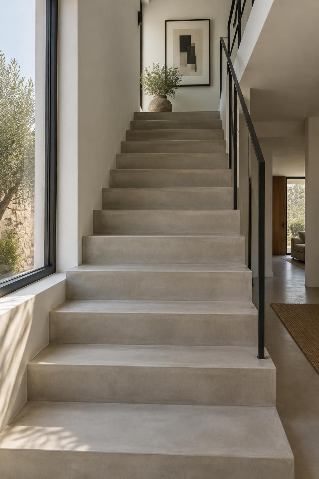 découvrez les avantages de l’escalier en béton ciré, ses finitions possibles et nos conseils pratiques pour l’entretenir et préserver son élégance.